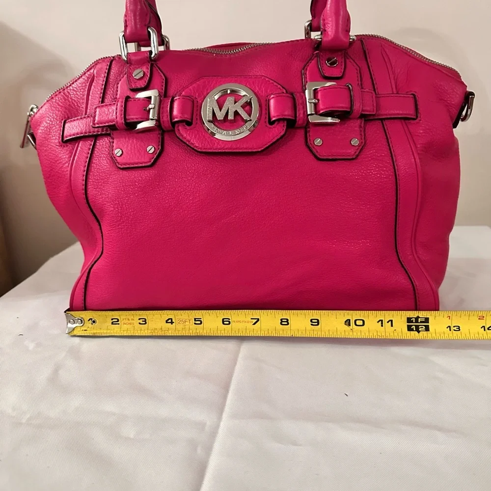 Michael Kors Fuchsia Leather Satchel